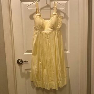 Light yellow Calvin Klein cotton dress